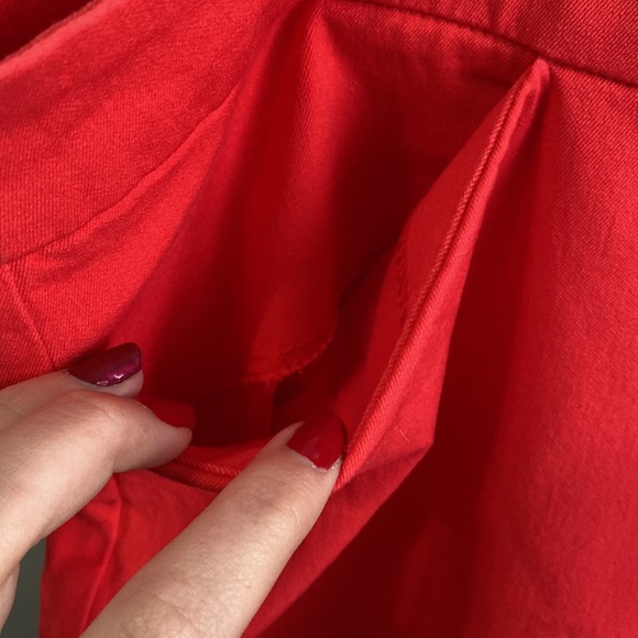 Red jeans from Halogen size 14 petite. worn once. good condition - Picture 4 of 7